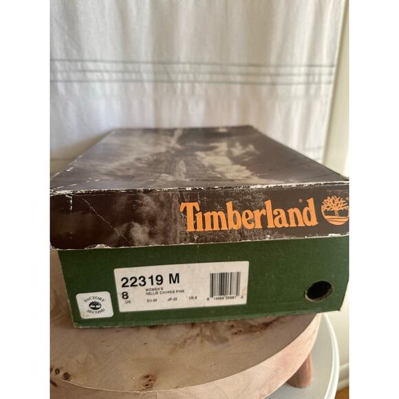 Timberland Nellie Chukka Waterproof Boots Pink Leather Women’s Size 8 Y2K - Picture 8 of 8